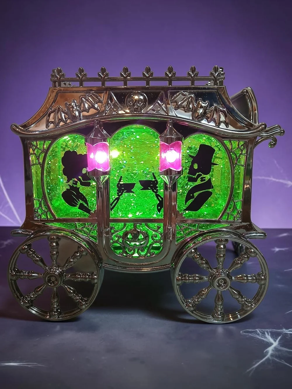 Haunted Carriage LED Candle Holder